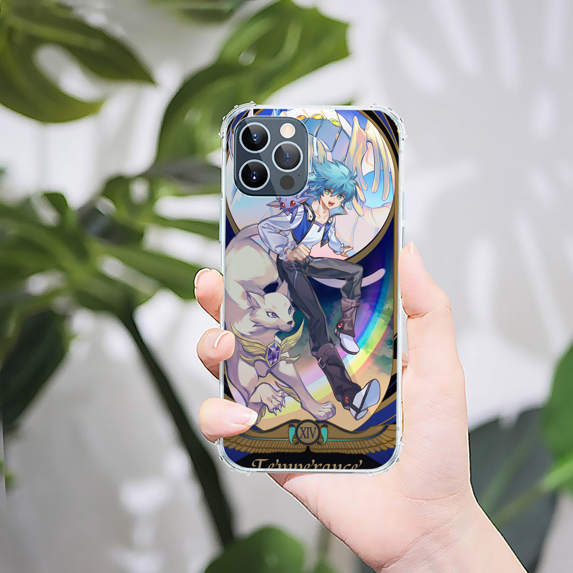 （画像用） 遊☆戯☆王 Yu-Gi-Oh! 【iPhone 12シリーズ対応】透明スマホケース（クリアソフトケース）